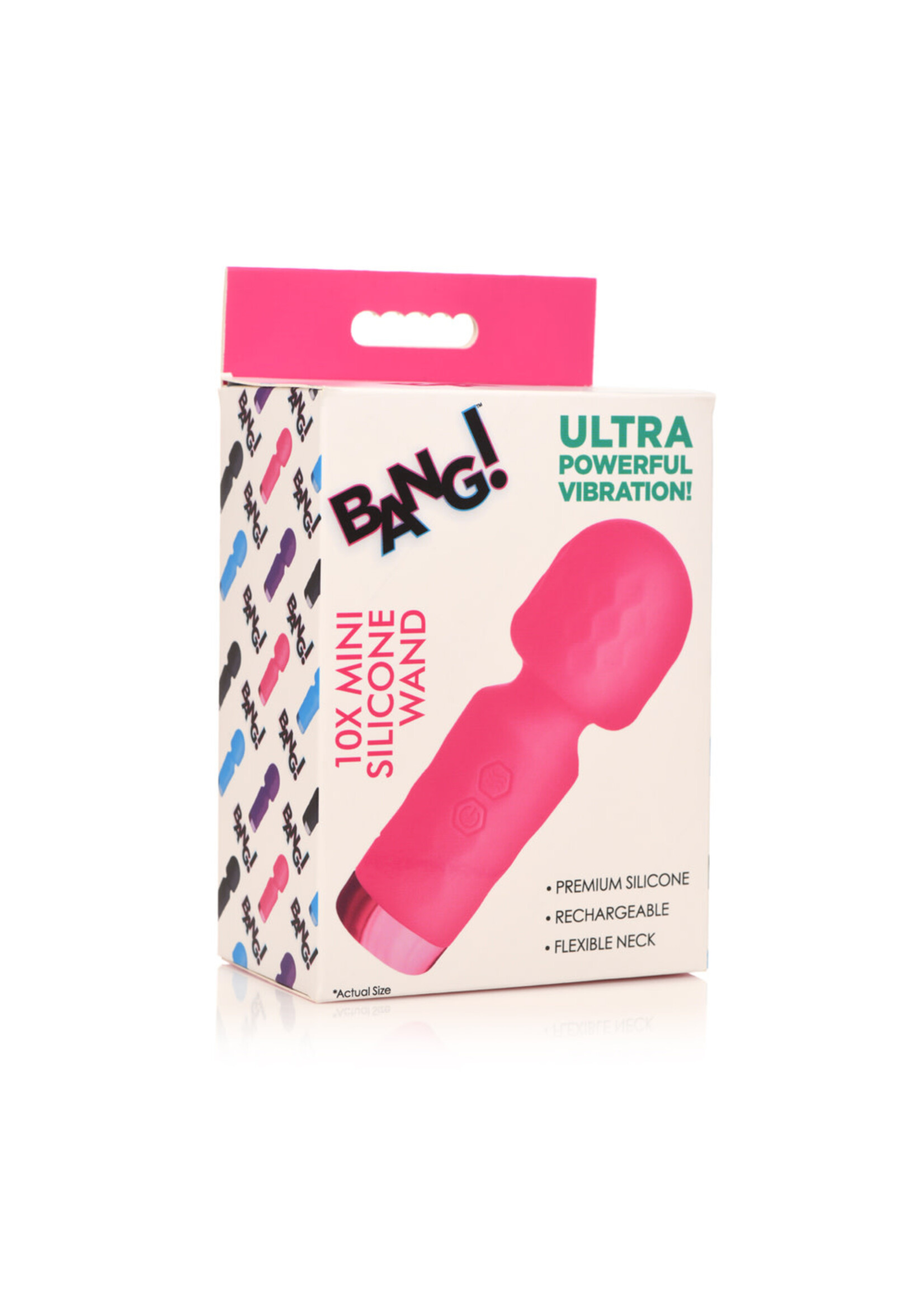 XR Brands Bang Bang! 10X Mini Silicone Wand