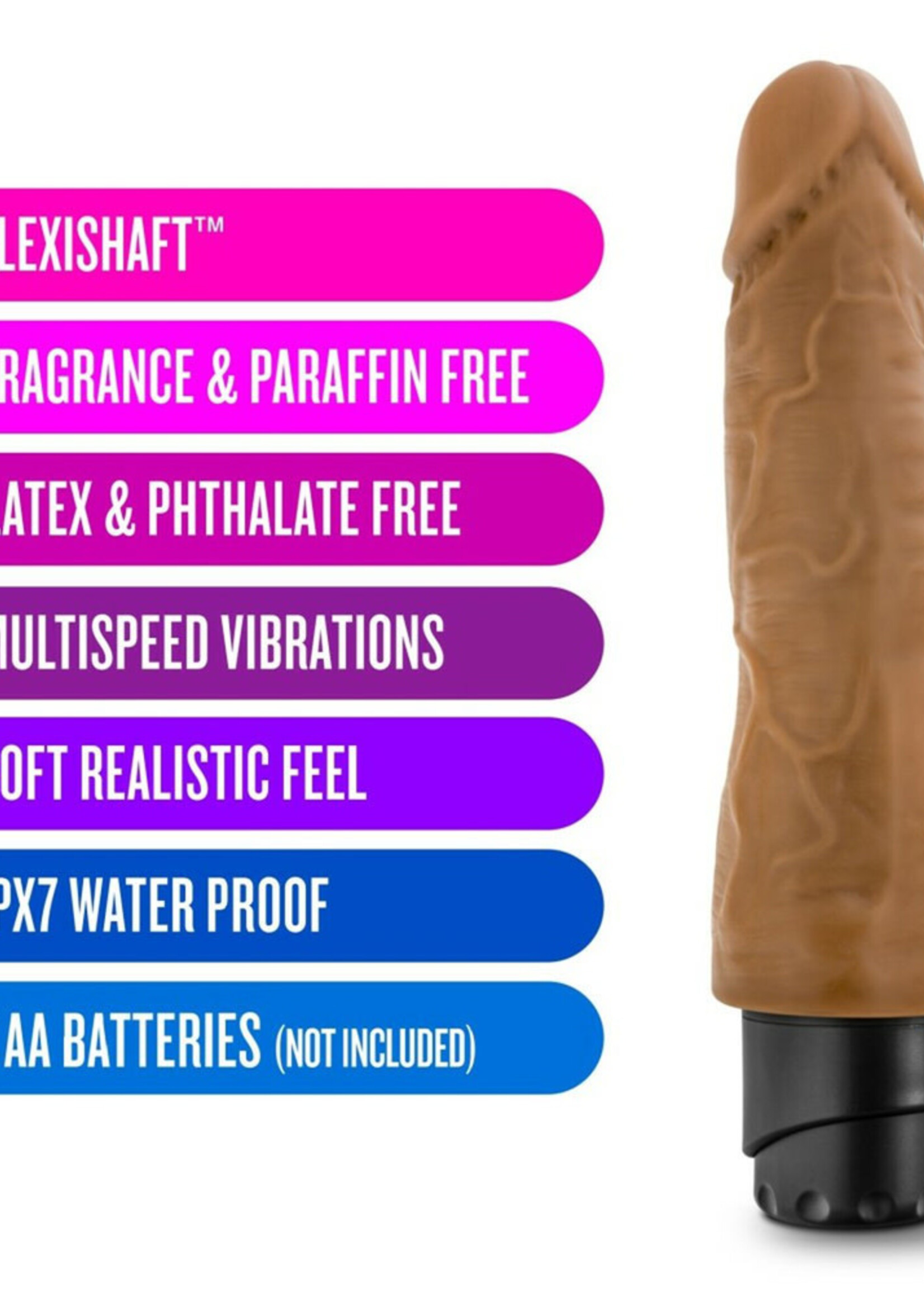 Blush Novelties Dr. Skin - Cock Vibe 14 - 8 Inch Vibrating Cock