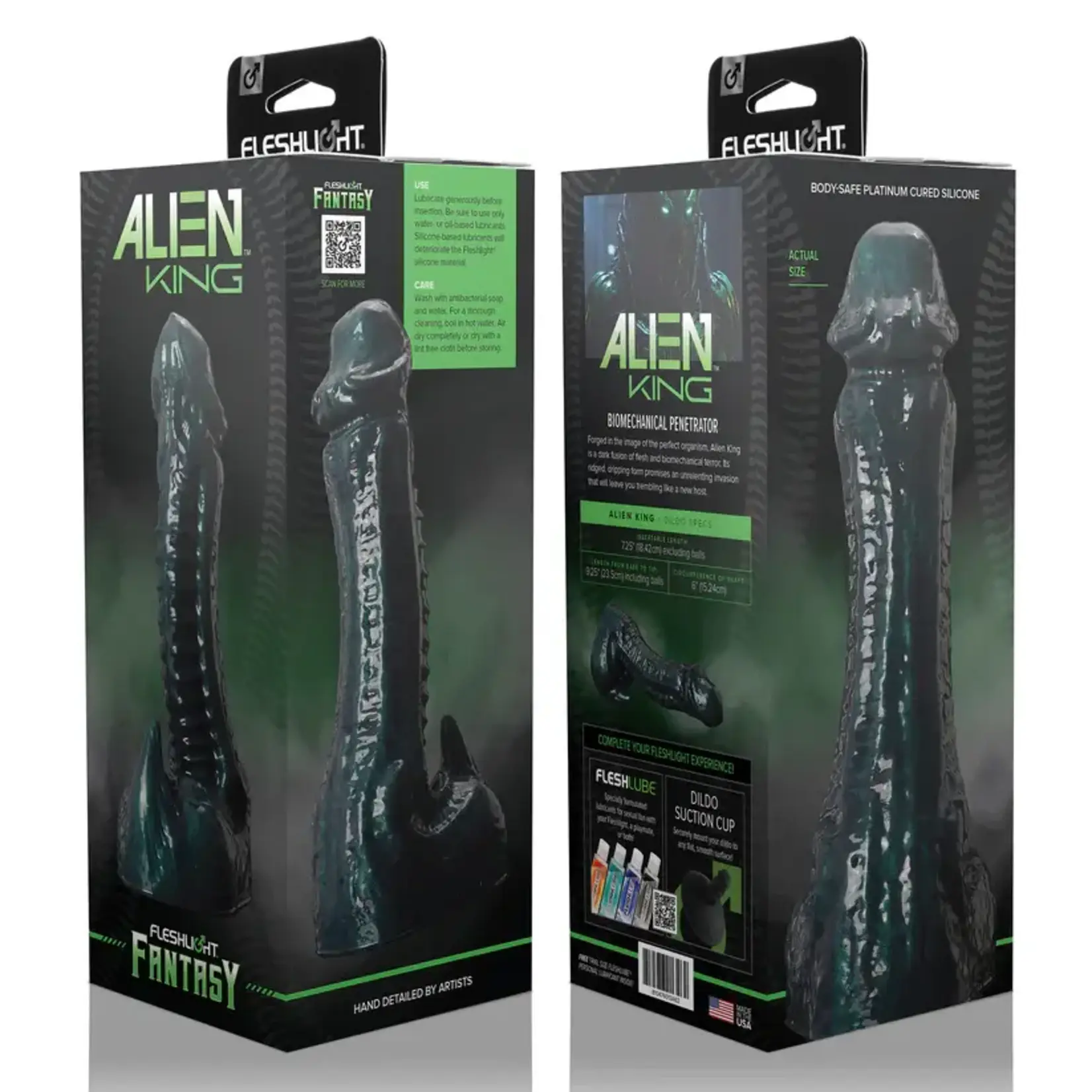 Fleshlight Fleshlight Fantasy Alien King Silicone Dildo
