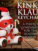 XR Brands Master Series Master Series Holiday Bondage Bear Keychain