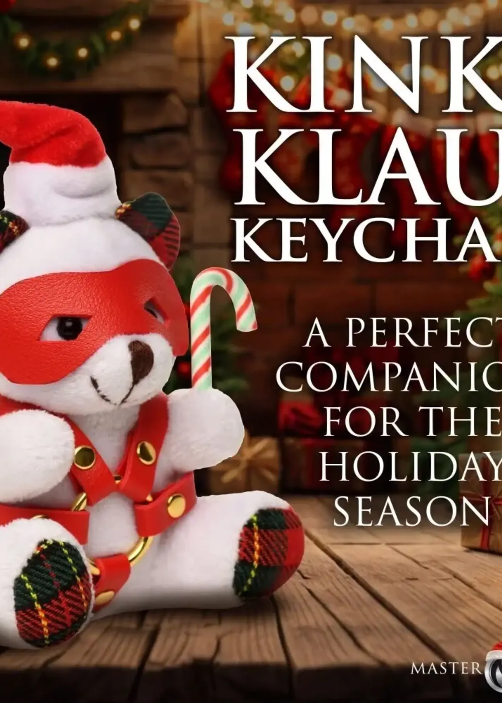 XR Brands Master Series Master Series Holiday Bondage Bear Keychain