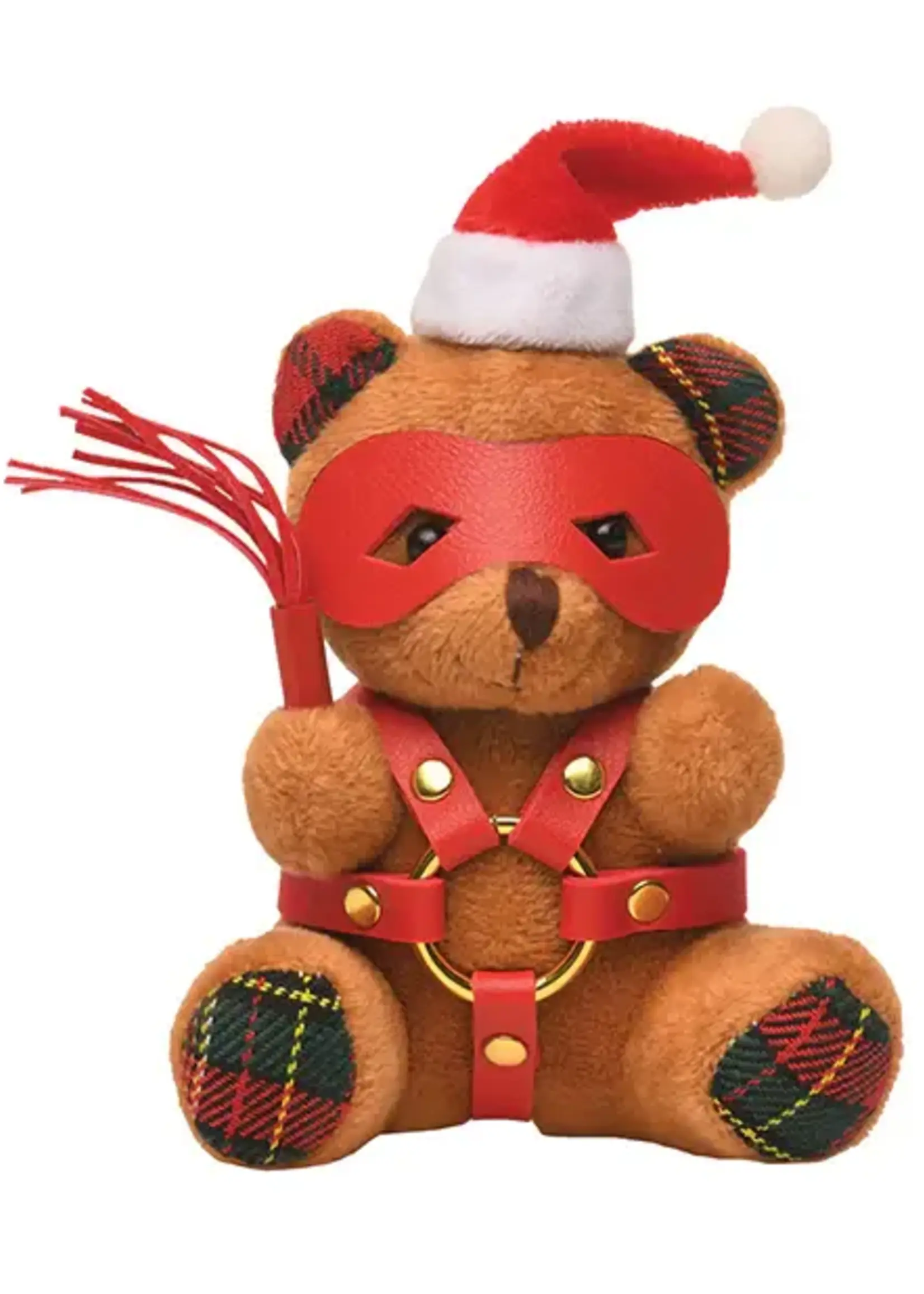 XR Brands Master Series Master Series Holiday Bondage Bear Keychain