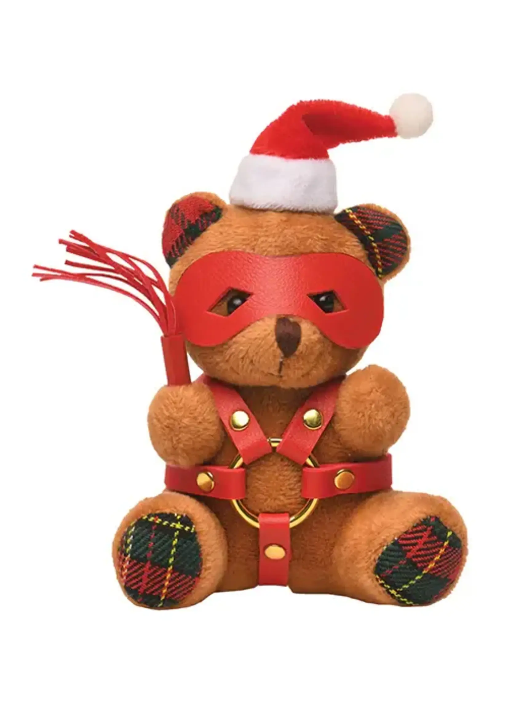 XR Brands Master Series Master Series Holiday Bondage Bear Keychain