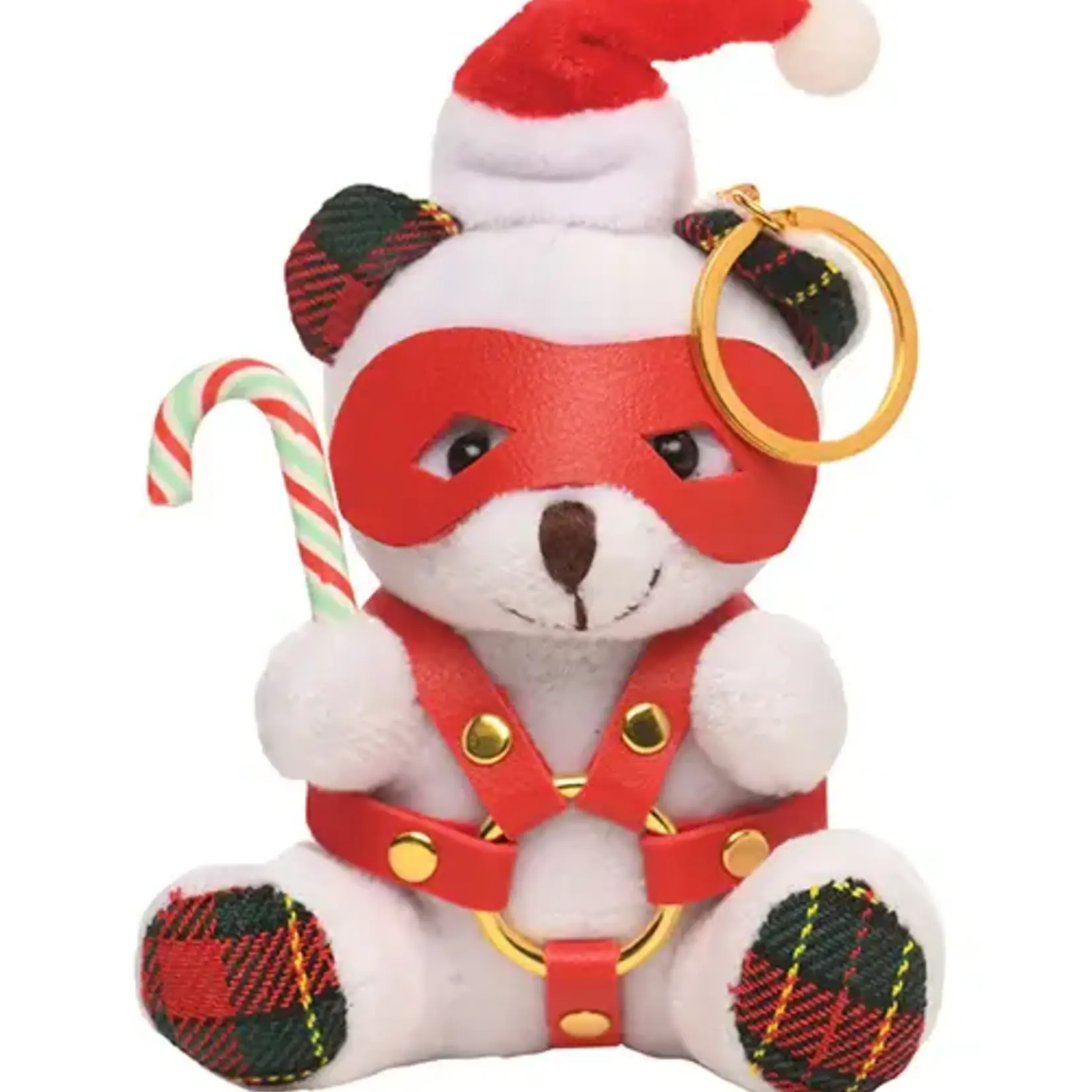 XR Brands Master Series Master Series Holiday Bondage Bear Keychain