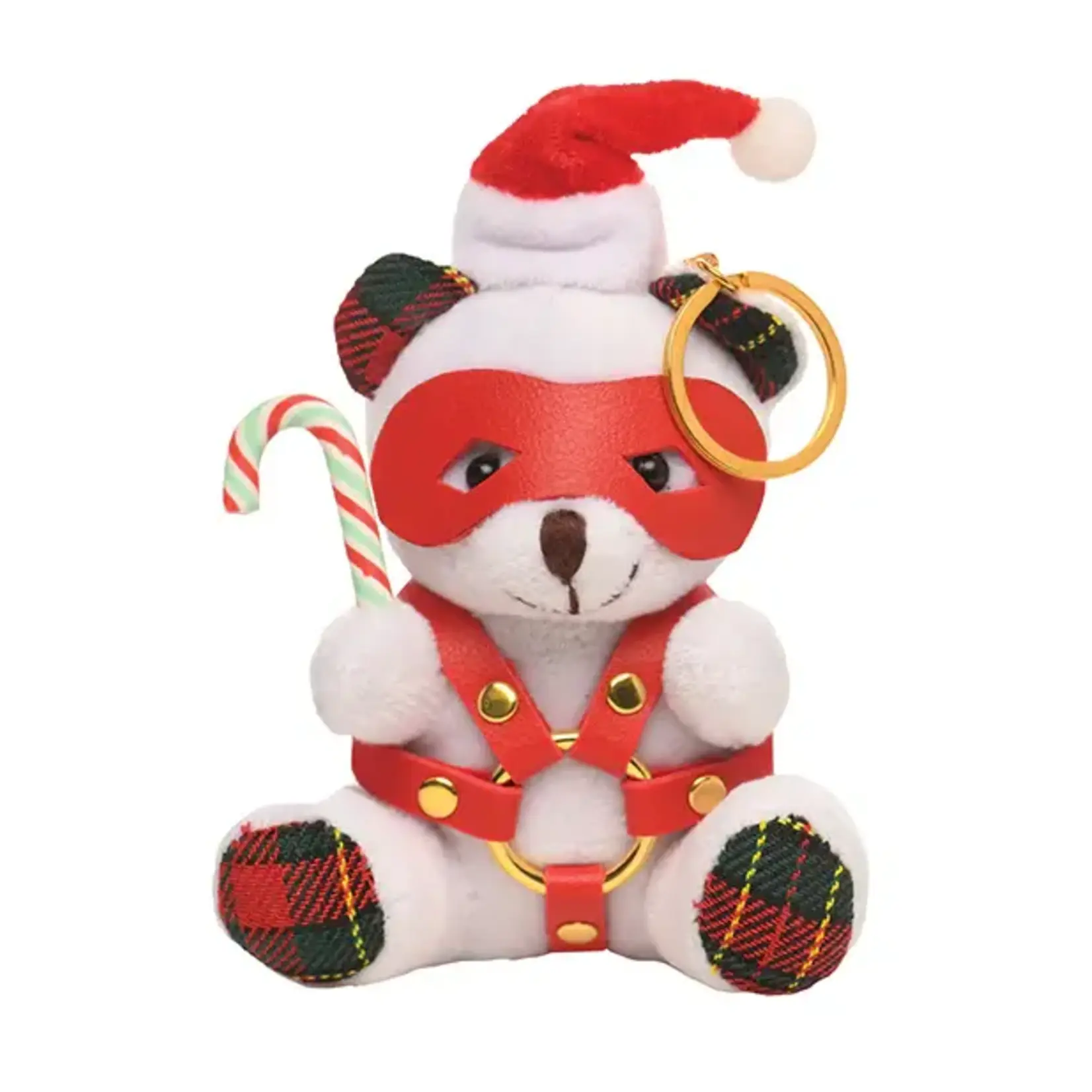 XR Brands Master Series Master Series Holiday Bondage Bear Keychain