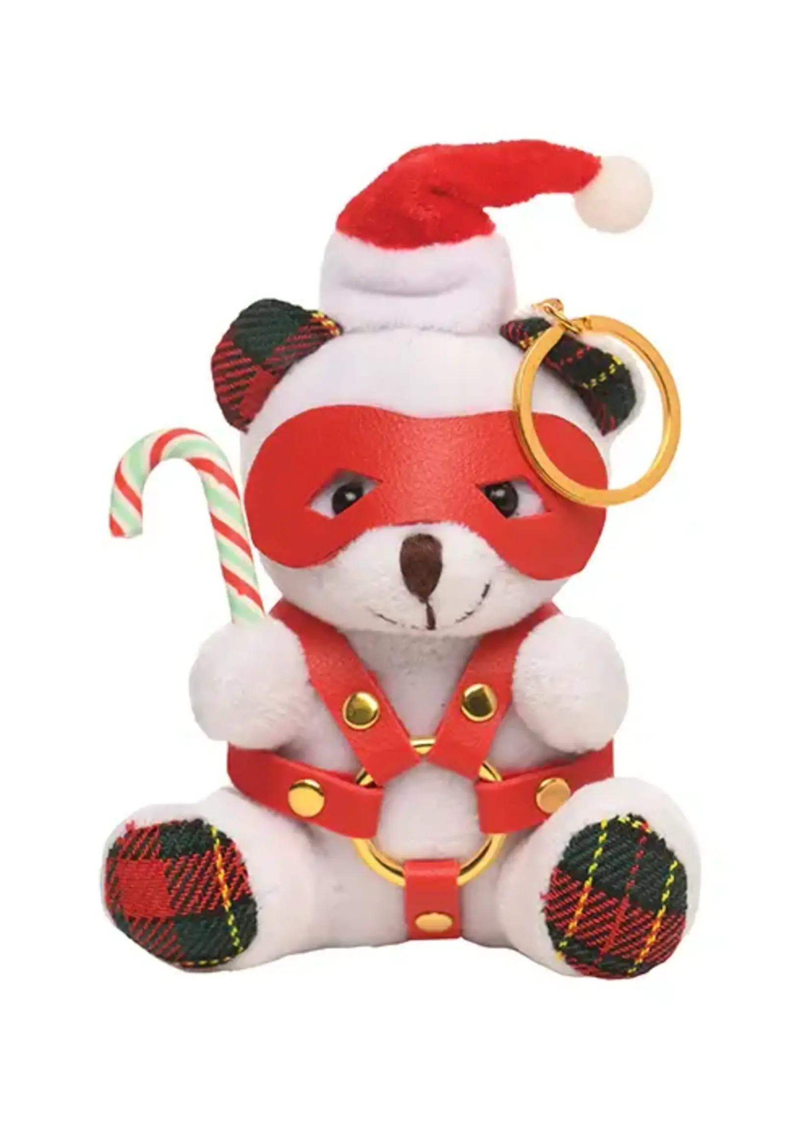 XR Brands Master Series Master Series Holiday Bondage Bear Keychain