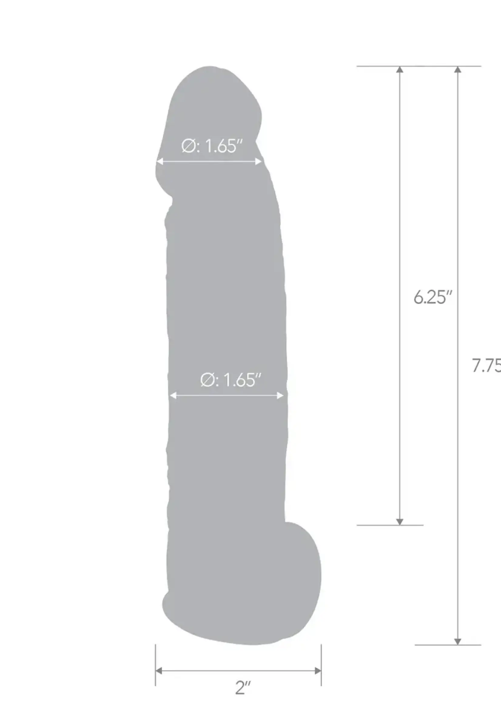 Blue Line Men Super Real Penis Extension Sleeve With Ball Constriction Loop