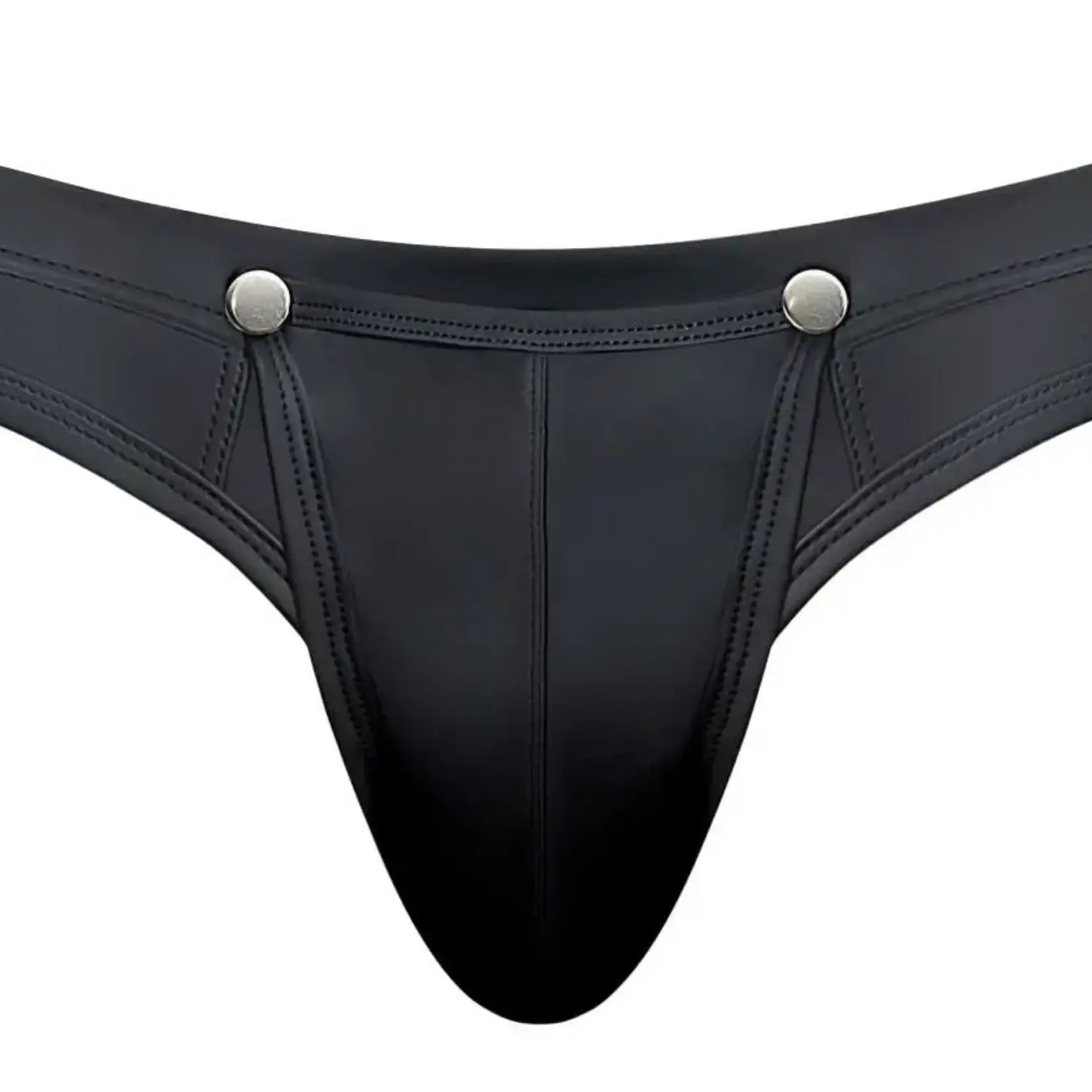 Male Power Oh Snap! Snap Off Thong Black