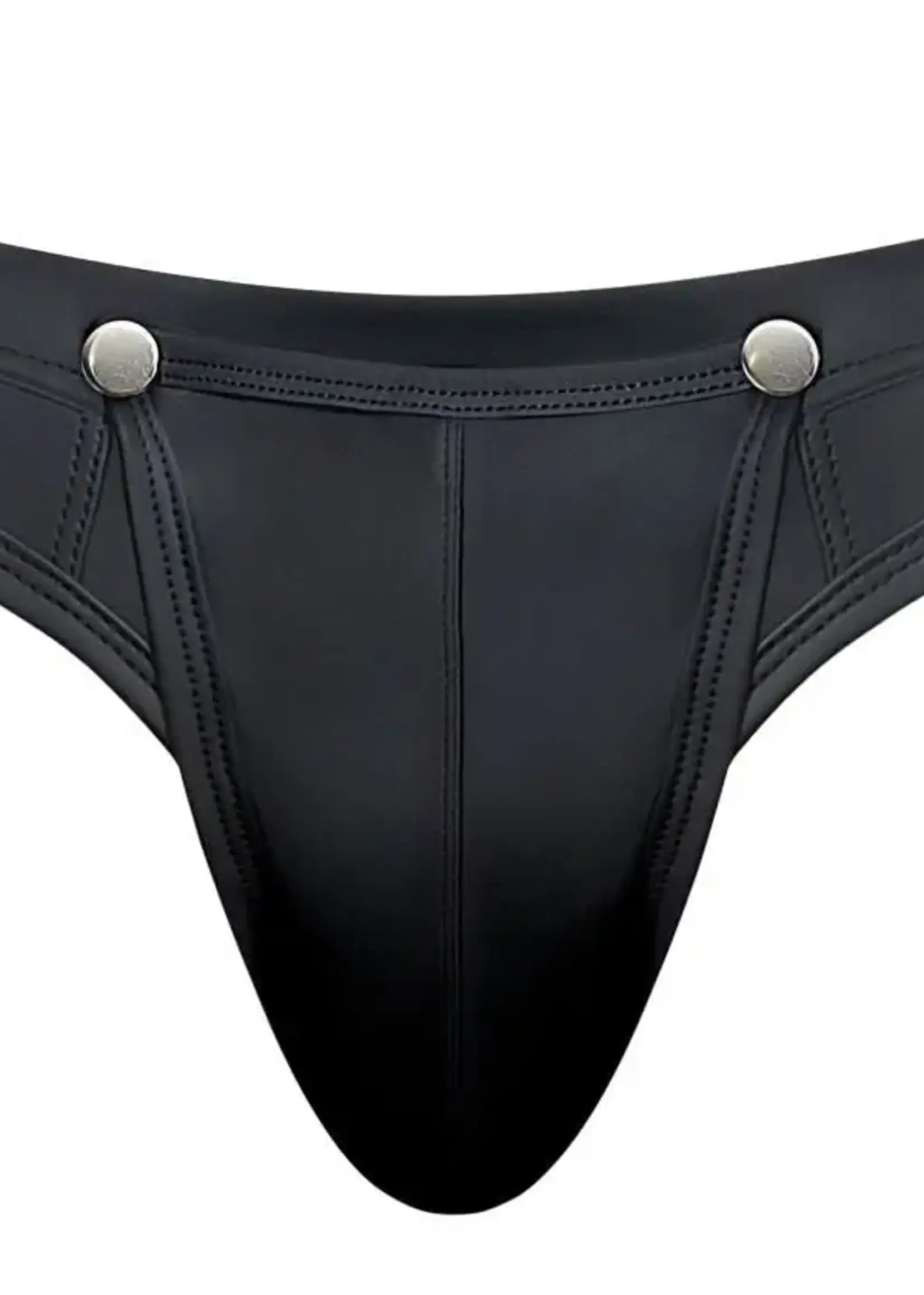 Male Power Oh Snap! Snap Off Thong Black