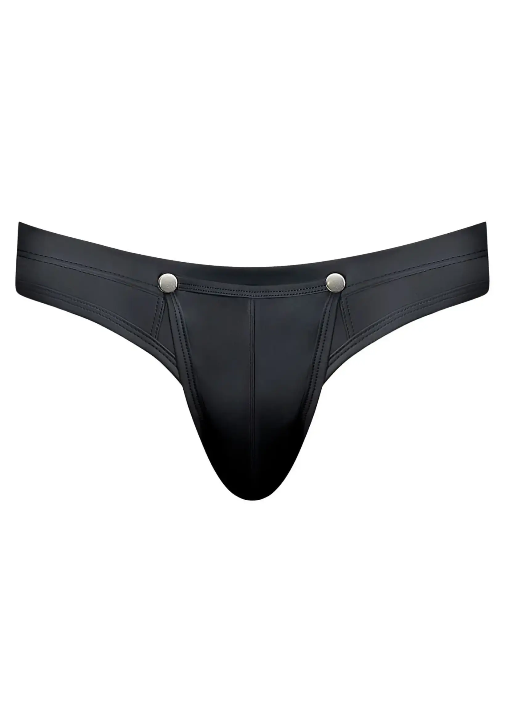 Male Power Oh Snap! Snap Off Thong Black
