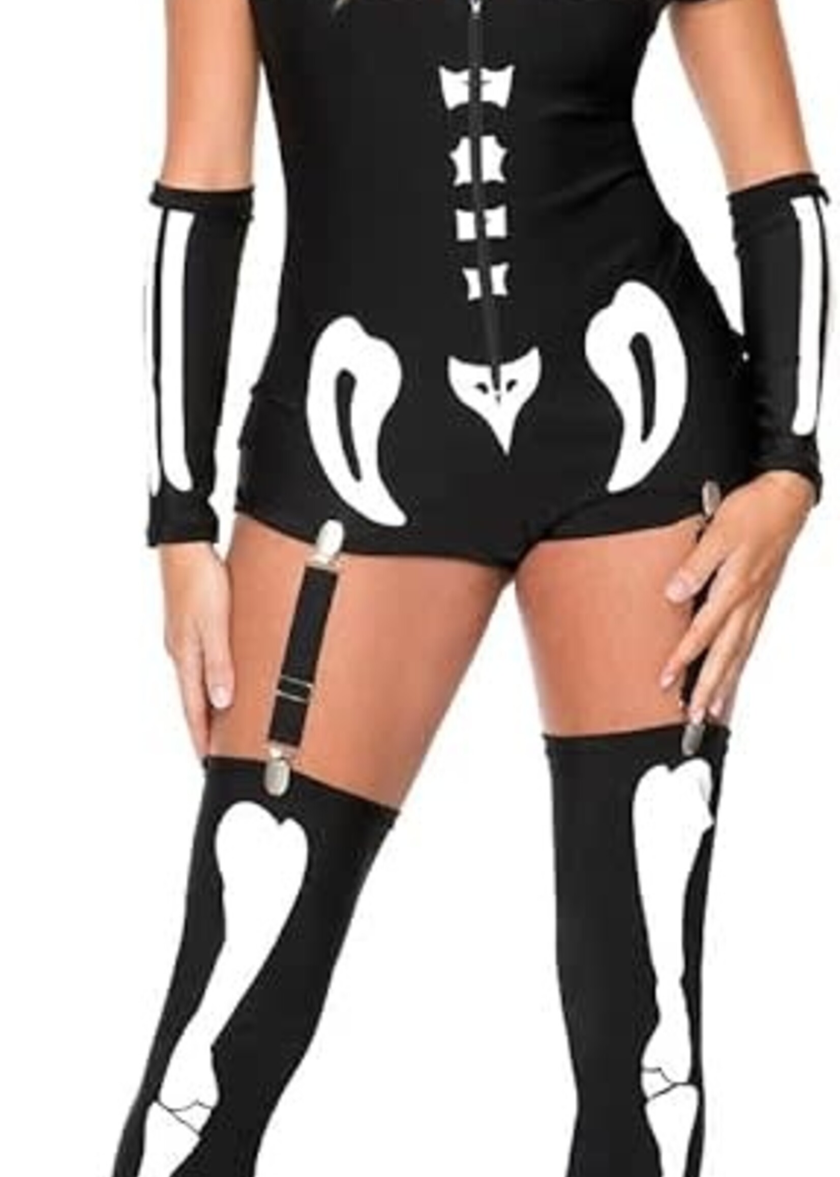Music Legs 3 pc Sexy Skeleton Costume