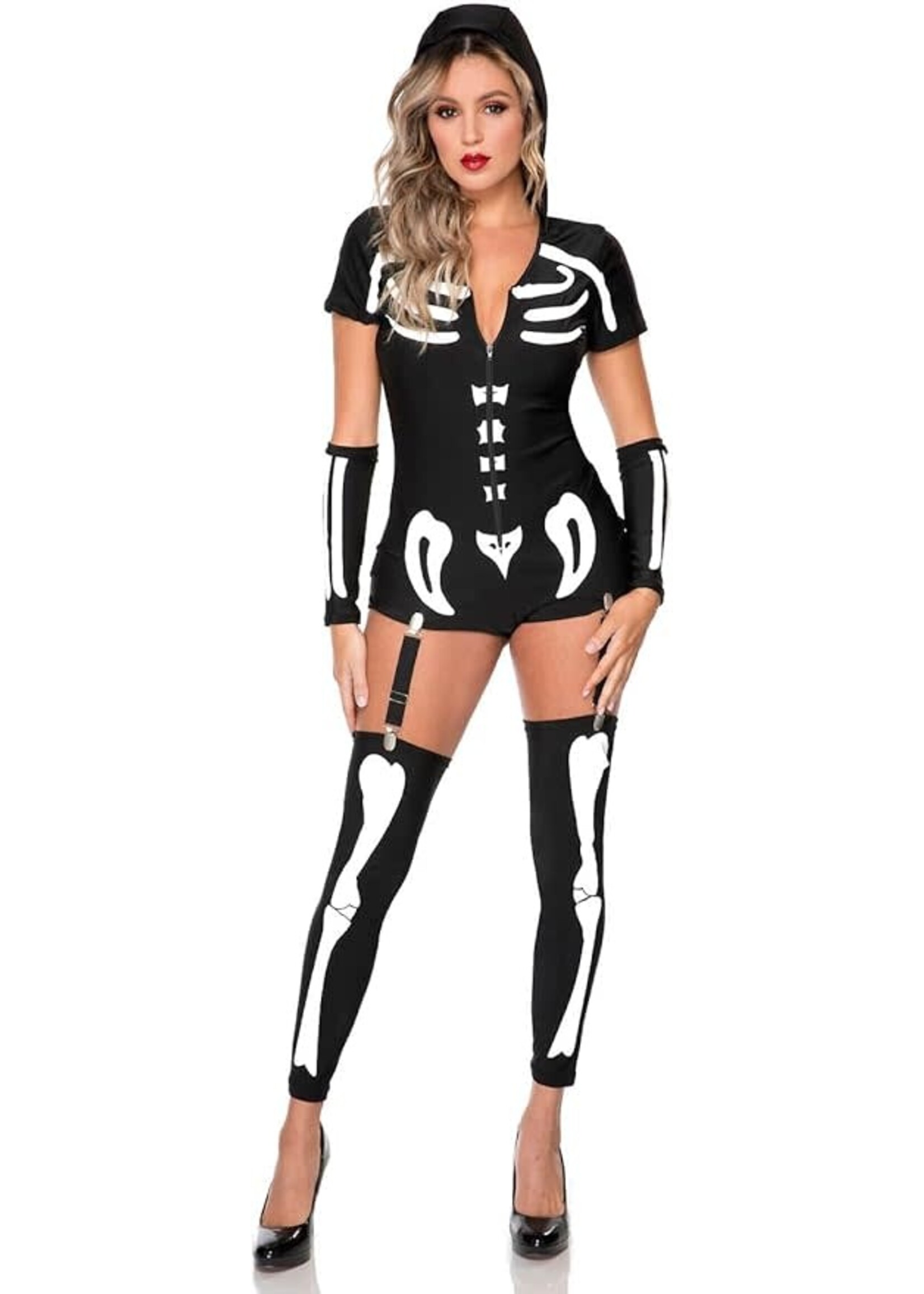 Music Legs 3 pc Sexy Skeleton Costume