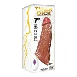 HOTT PRODUCTS Skinsations Thick Dick Vibrating Sleeve