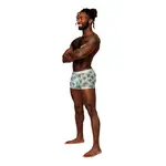 Male Power Sheer Prints Seamless Sheer Short Flamingo