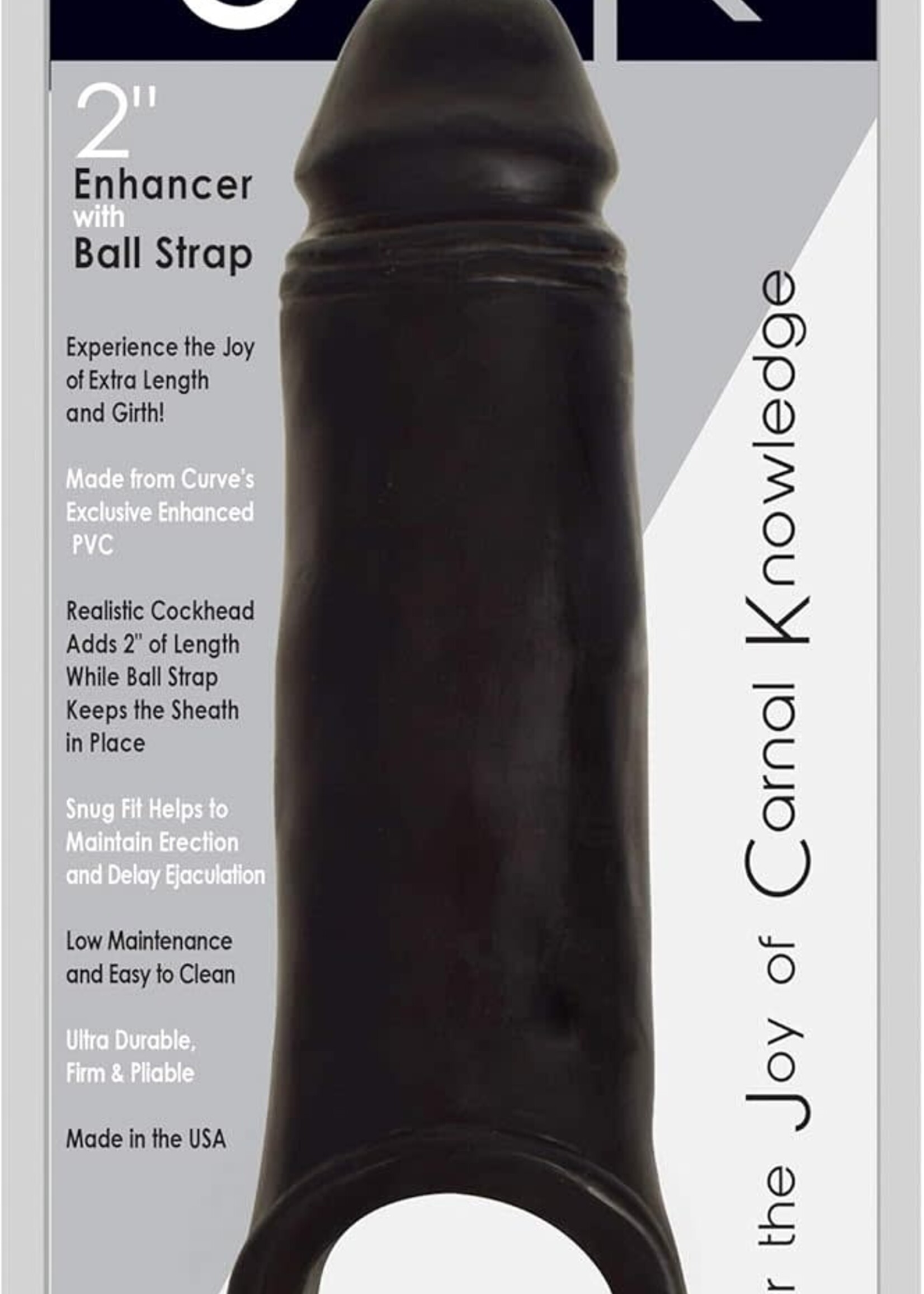 Curve Toys Jock 2" Enhancer W Ball Strap