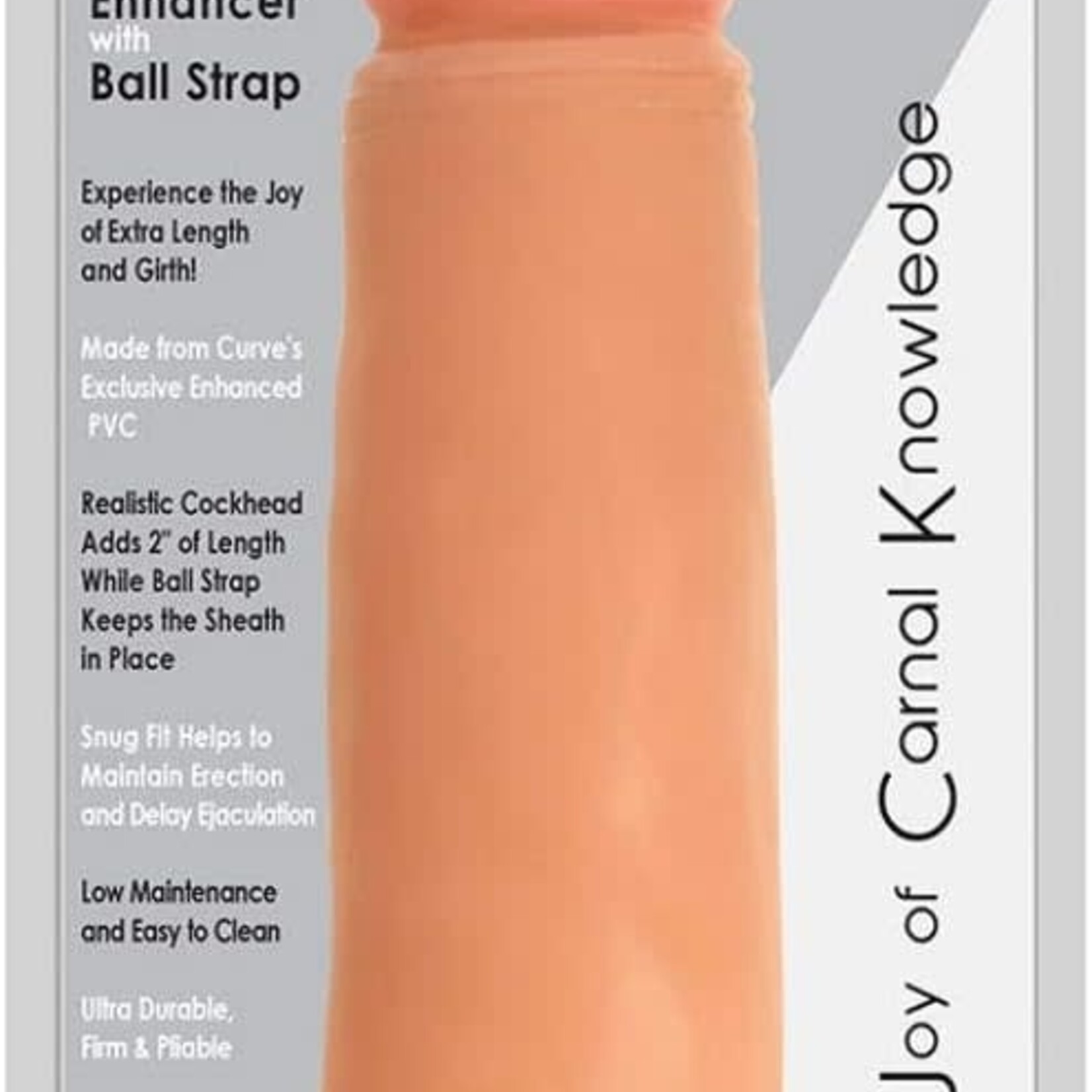 Curve Toys Jock 2" Enhancer W Ball Strap