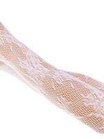 Leg Avenue Leg Avenue Seamless Opera Length Floral Net Gloves - OS