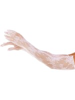 Leg Avenue Leg Avenue Seamless Opera Length Floral Net Gloves - OS