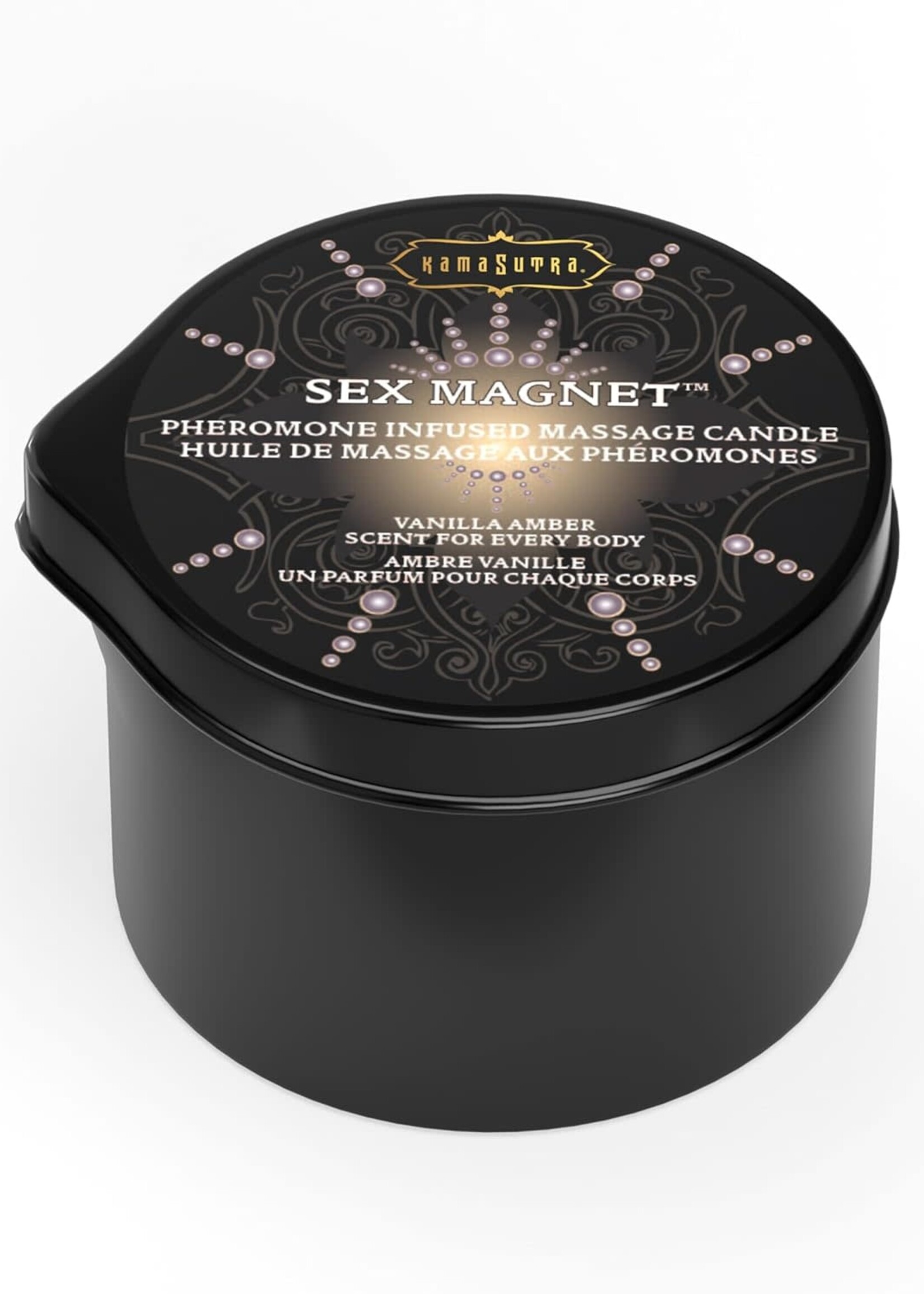 Kama Sutra Sex Magnet Pheromone Massage Candle with Pour Spout - Small