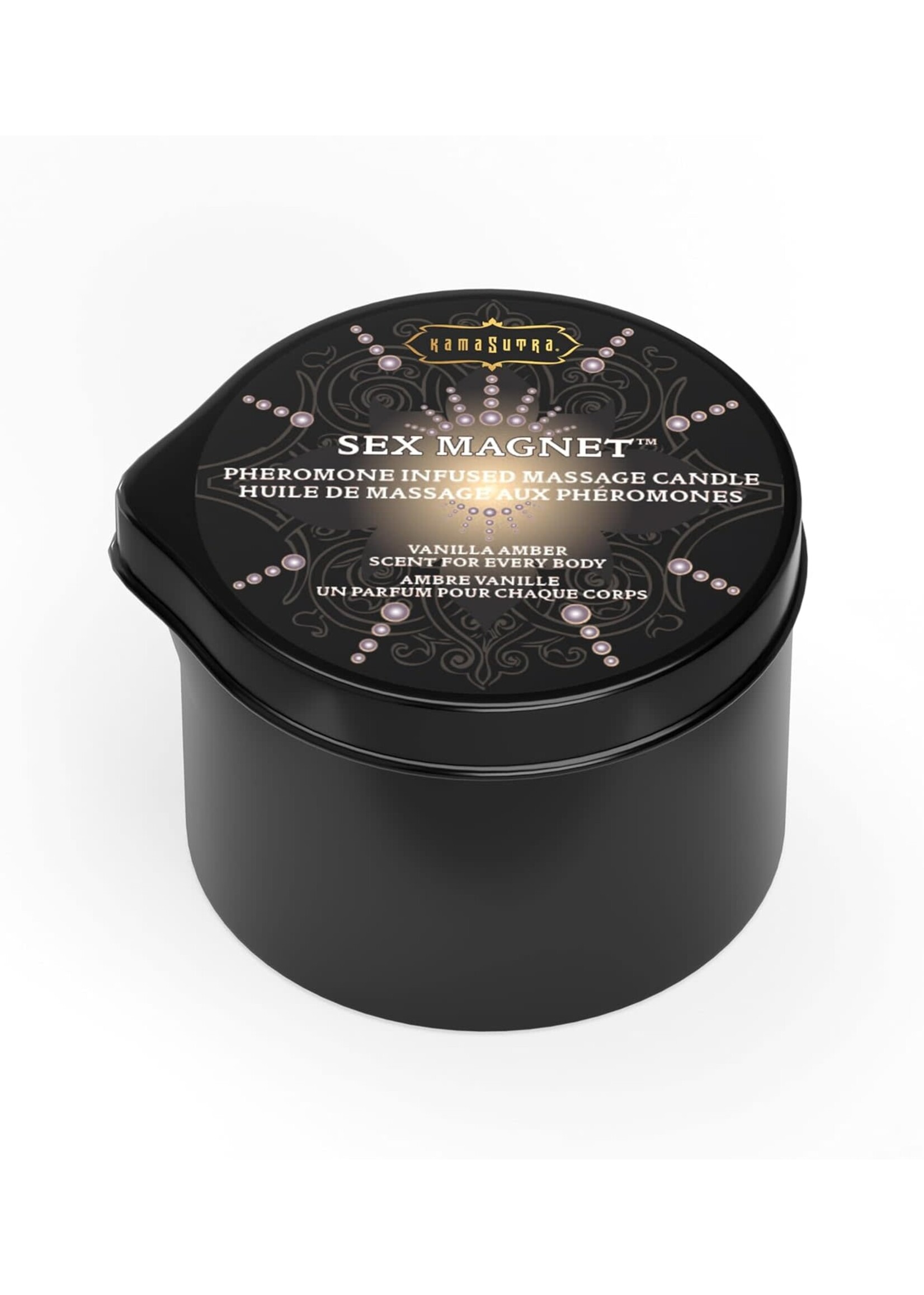Kama Sutra Sex Magnet Pheromone Massage Candle with Pour Spout - Small