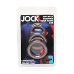 Curve Toys Jock Discrete Silicone Cock Ring Set