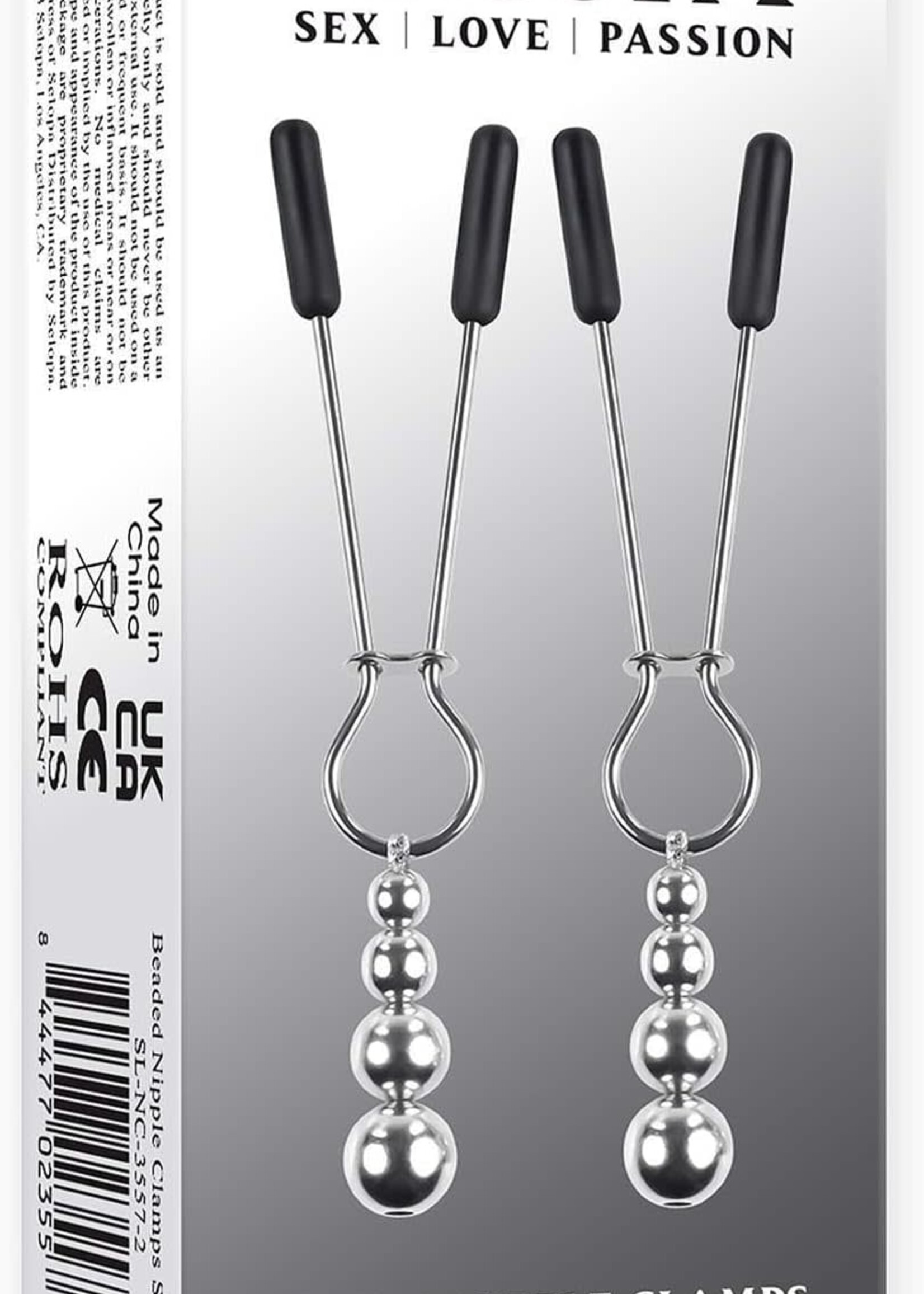 Selopa Beaded Nipple Clamps
