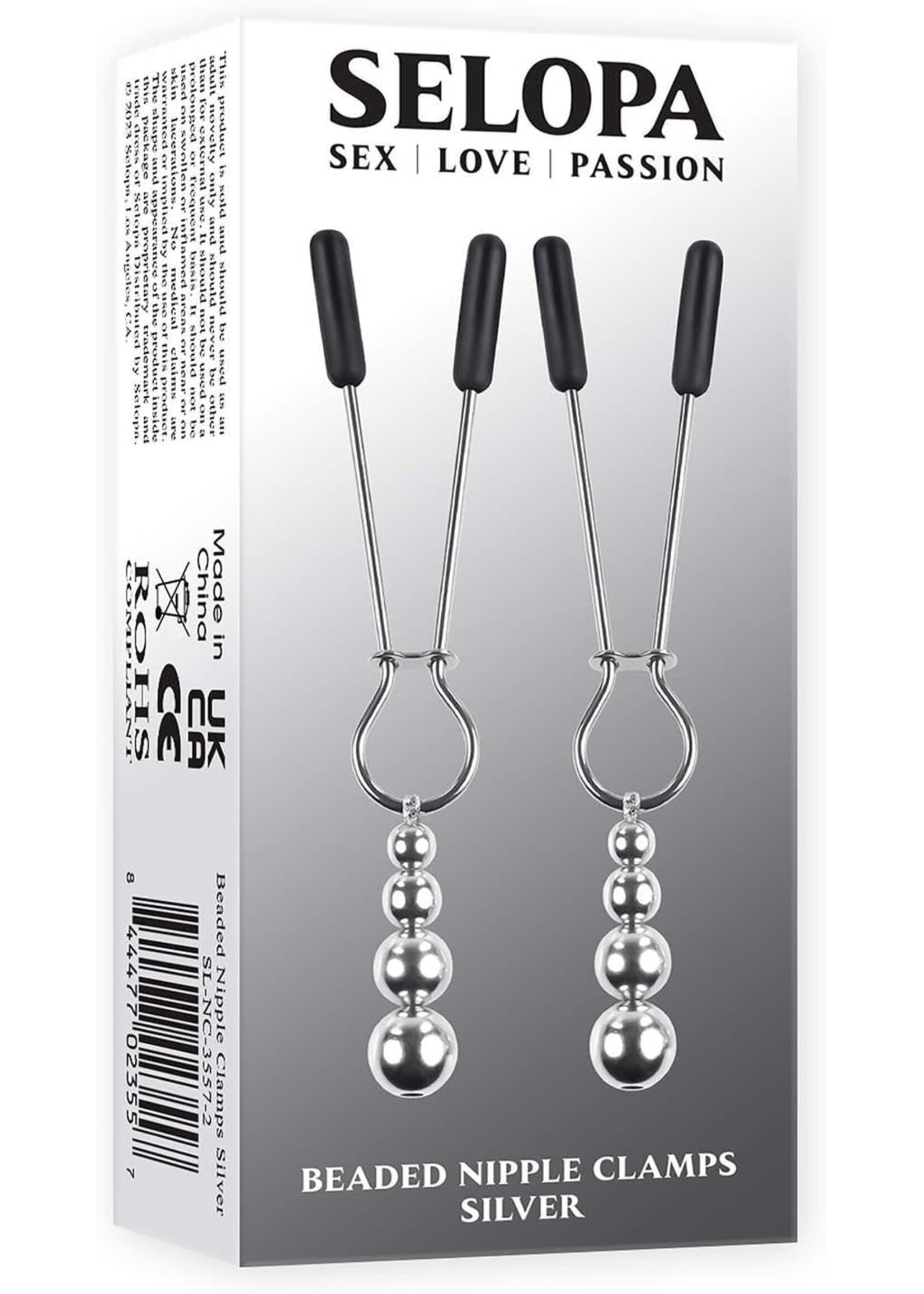 Selopa Beaded Nipple Clamps