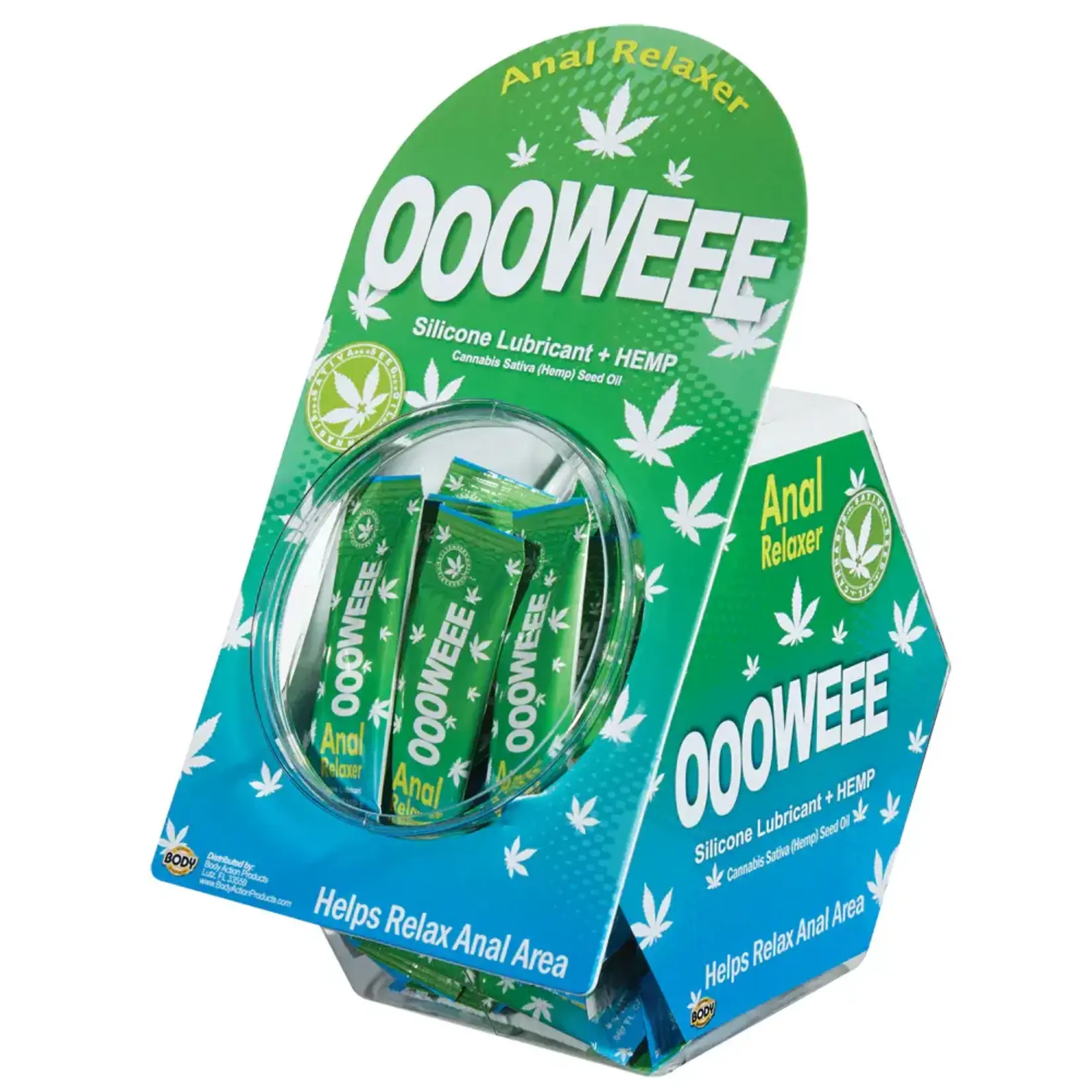 Body Action Oooweee Anal Relaxer + Hemp Singles