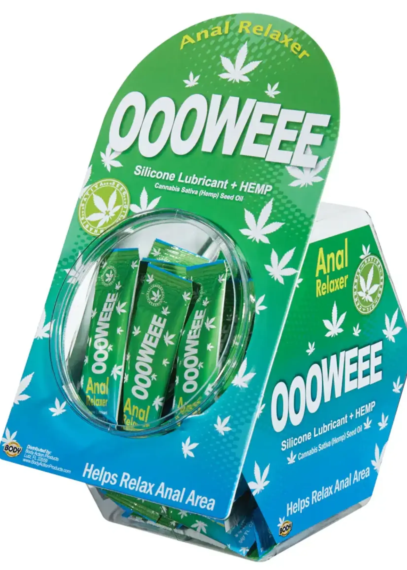 Body Action Oooweee Anal Relaxer + Hemp Singles