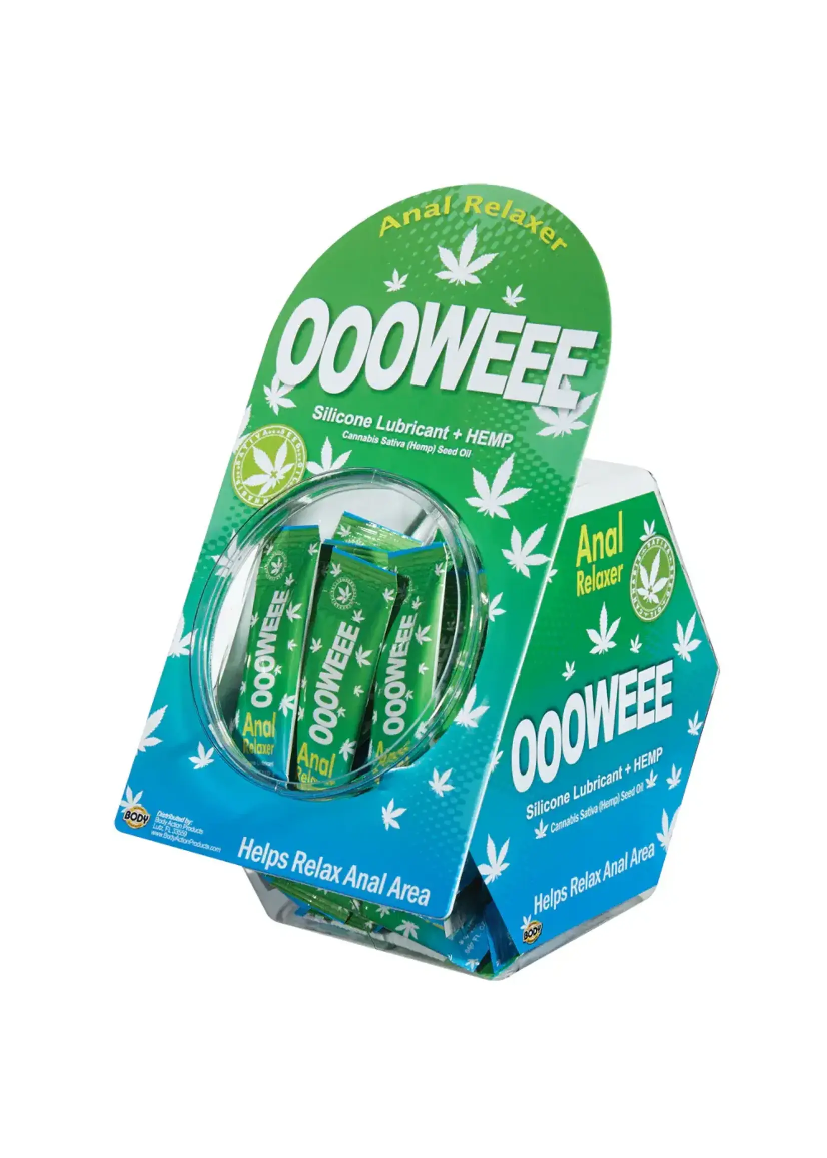 Body Action Oooweee Anal Relaxer + Hemp Singles