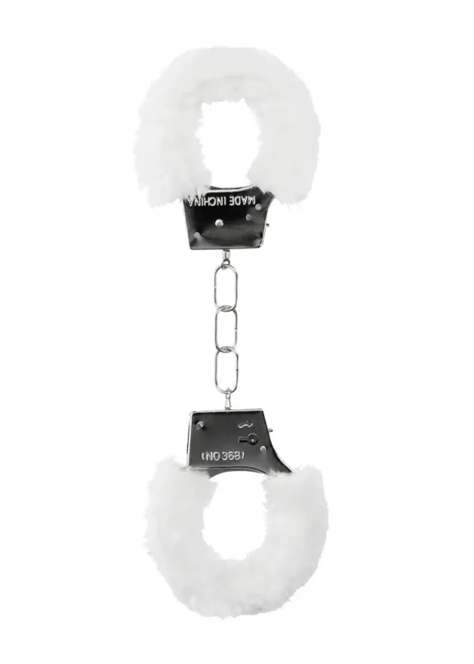 Shots Ouch! Ouch! Beginner's Handcuffs Furry White