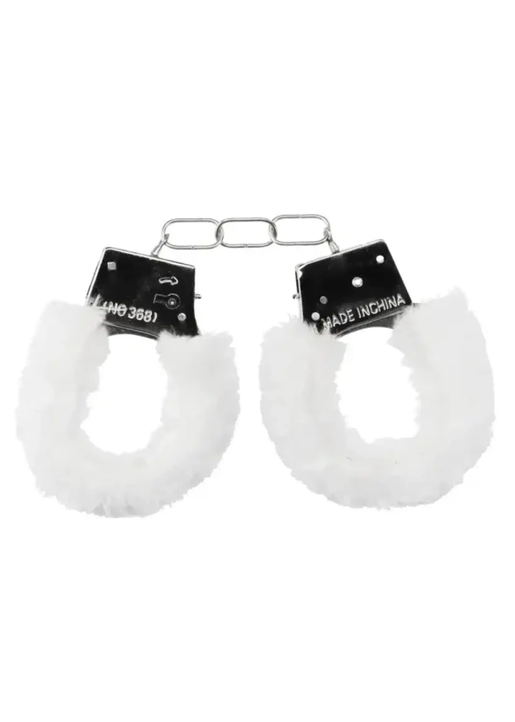 Shots Ouch! Ouch! Beginner's Handcuffs Furry White