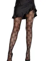 Leg Avenue Leg Avenue Bow Net Tights- O/S