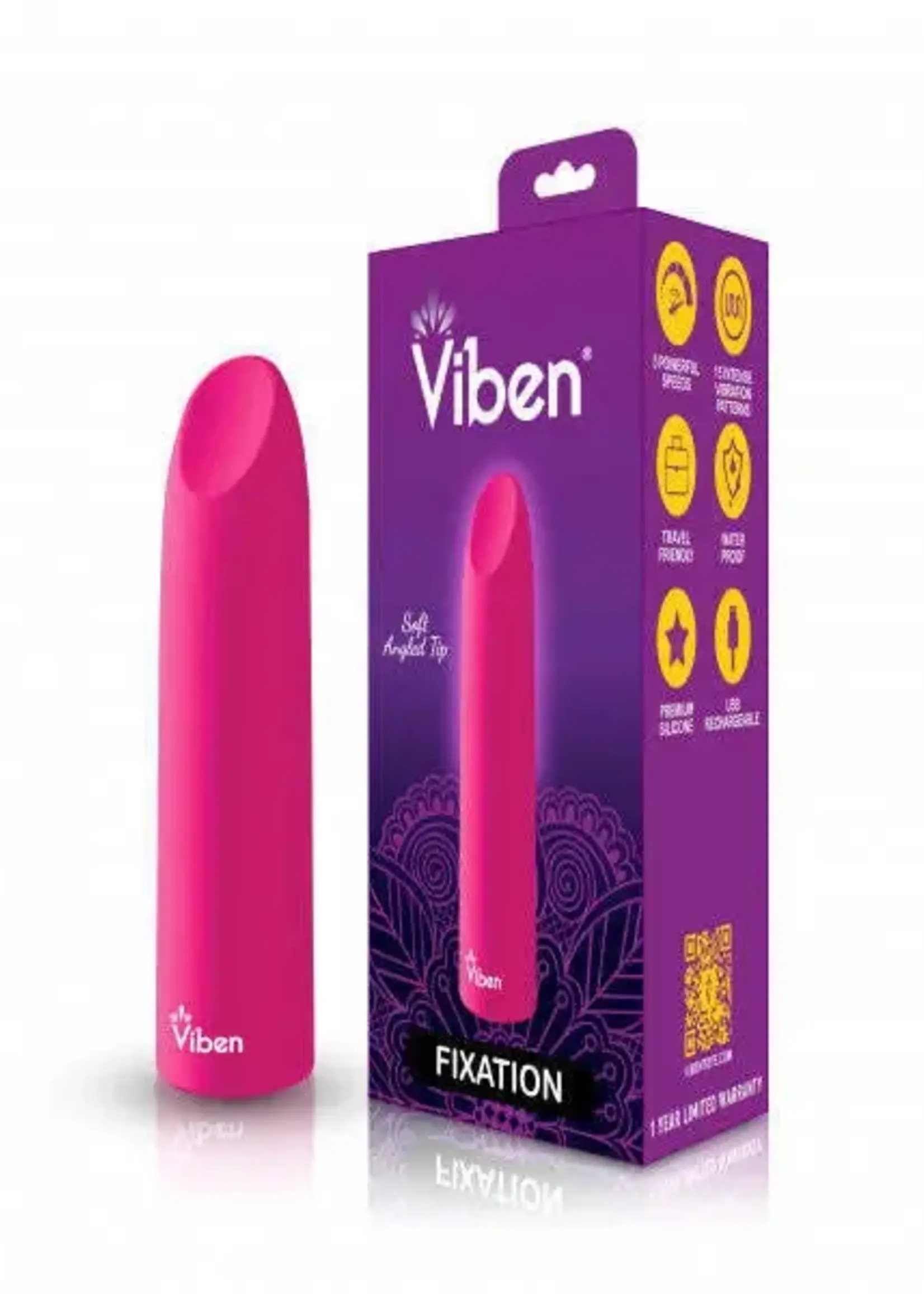 Viben Fixation Powerful Lipstick Bullet Vibe