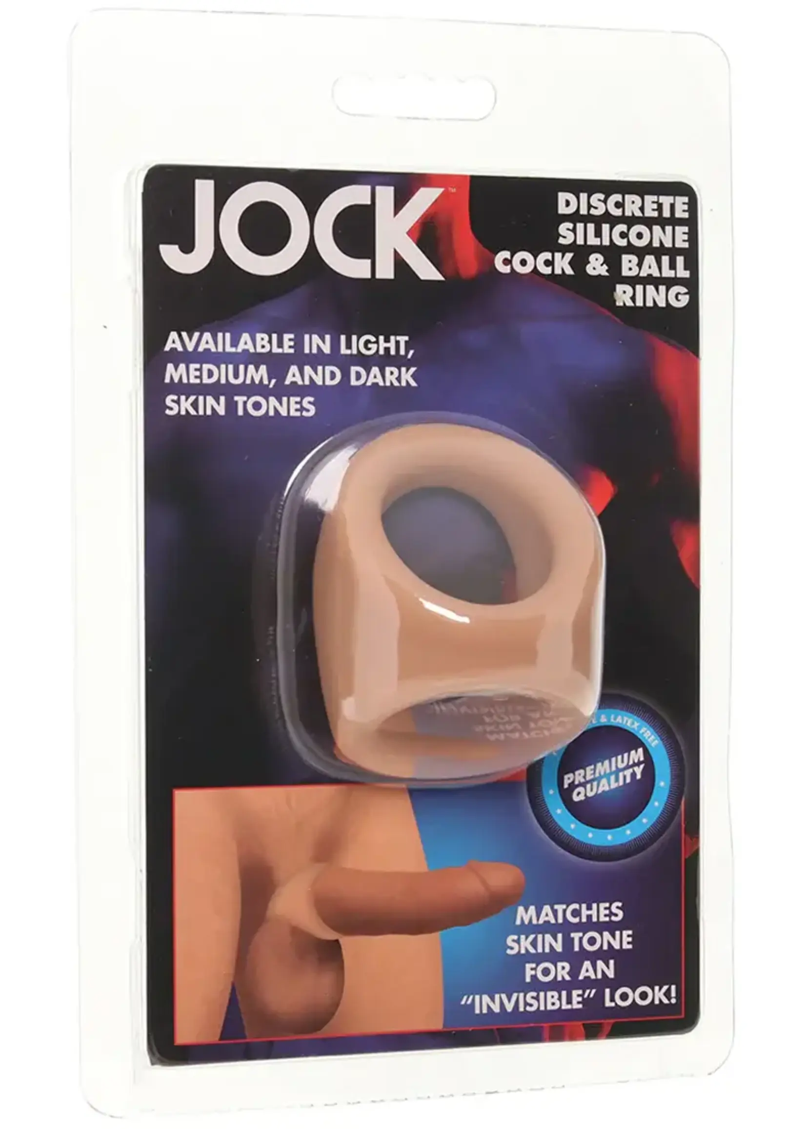 Curve Toys JOCK Silicone Cock & Ball Ring