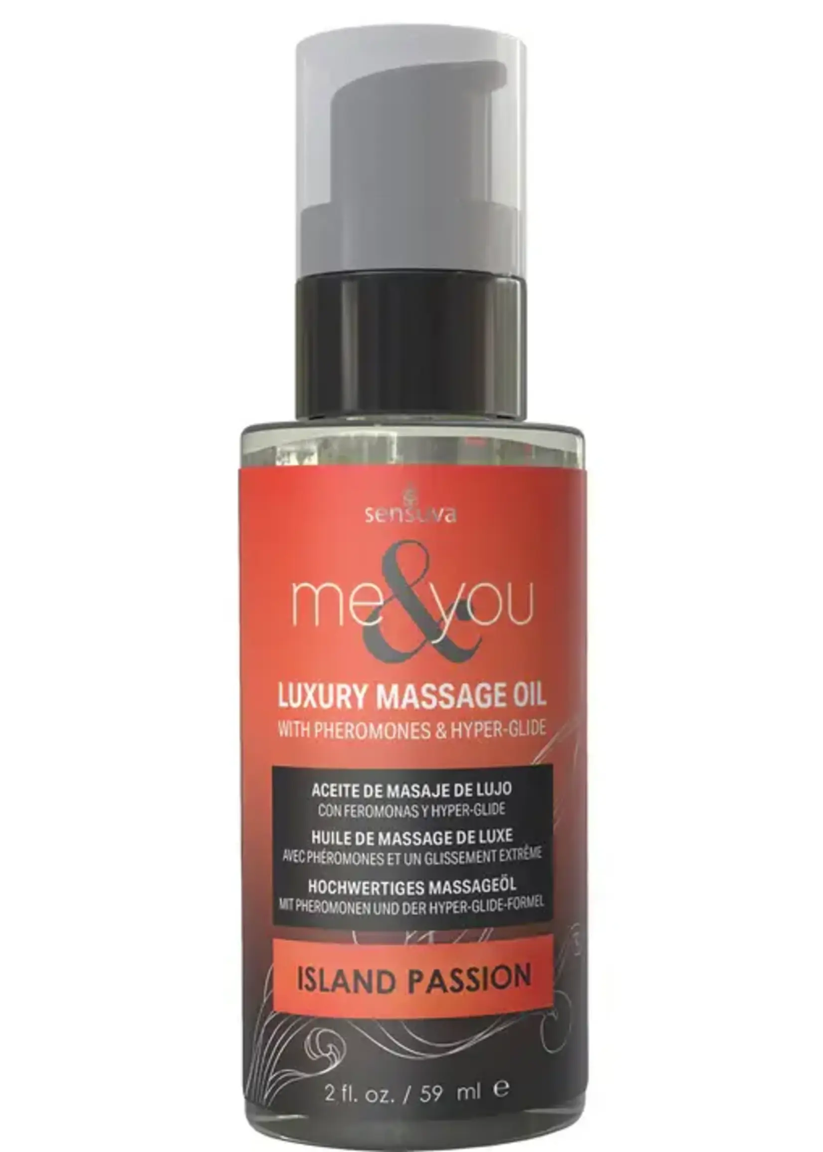 SENSUVA Me & You Massage Oil 2 oz. Bottle