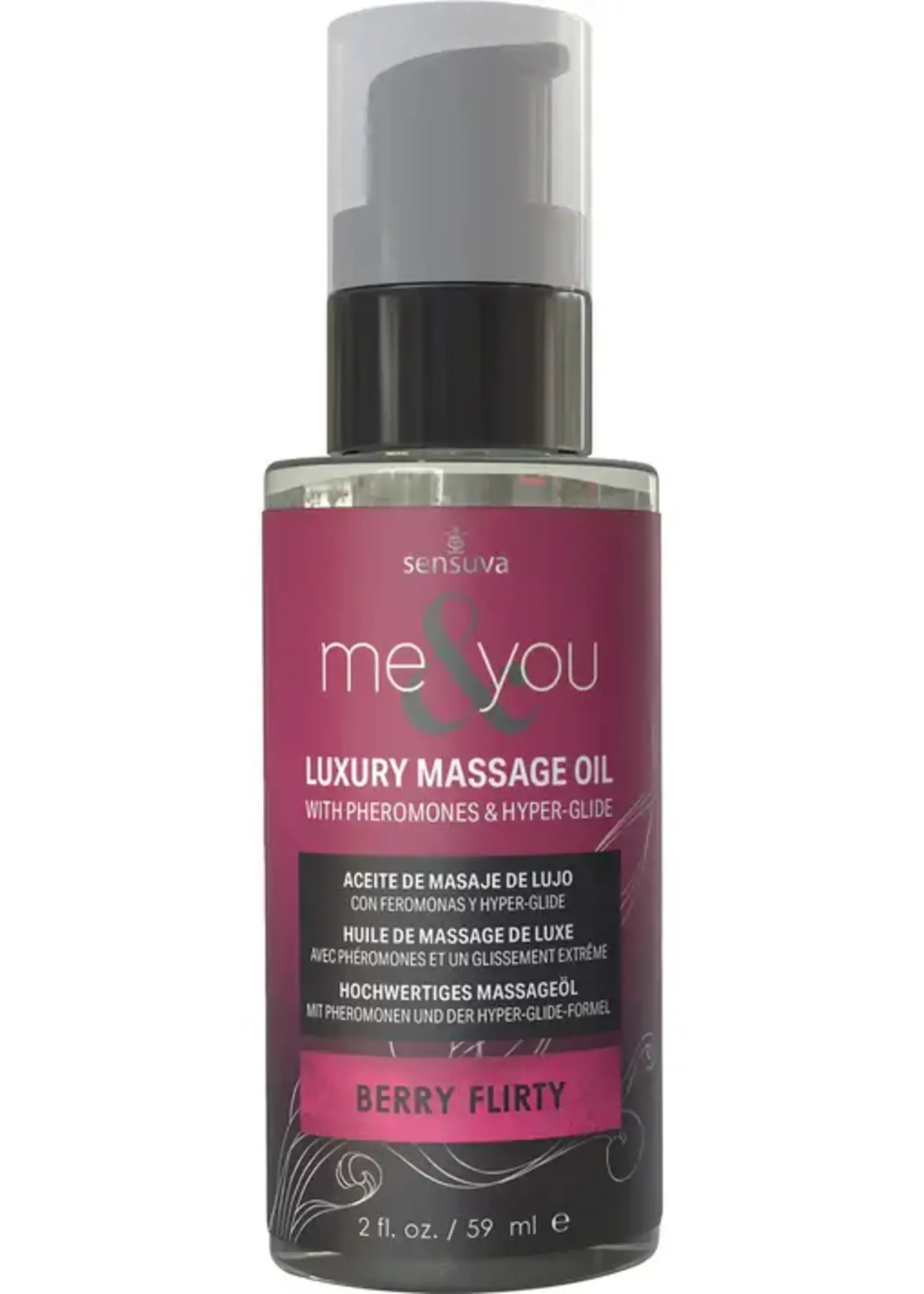 SENSUVA Me & You Massage Oil 2 oz. Bottle