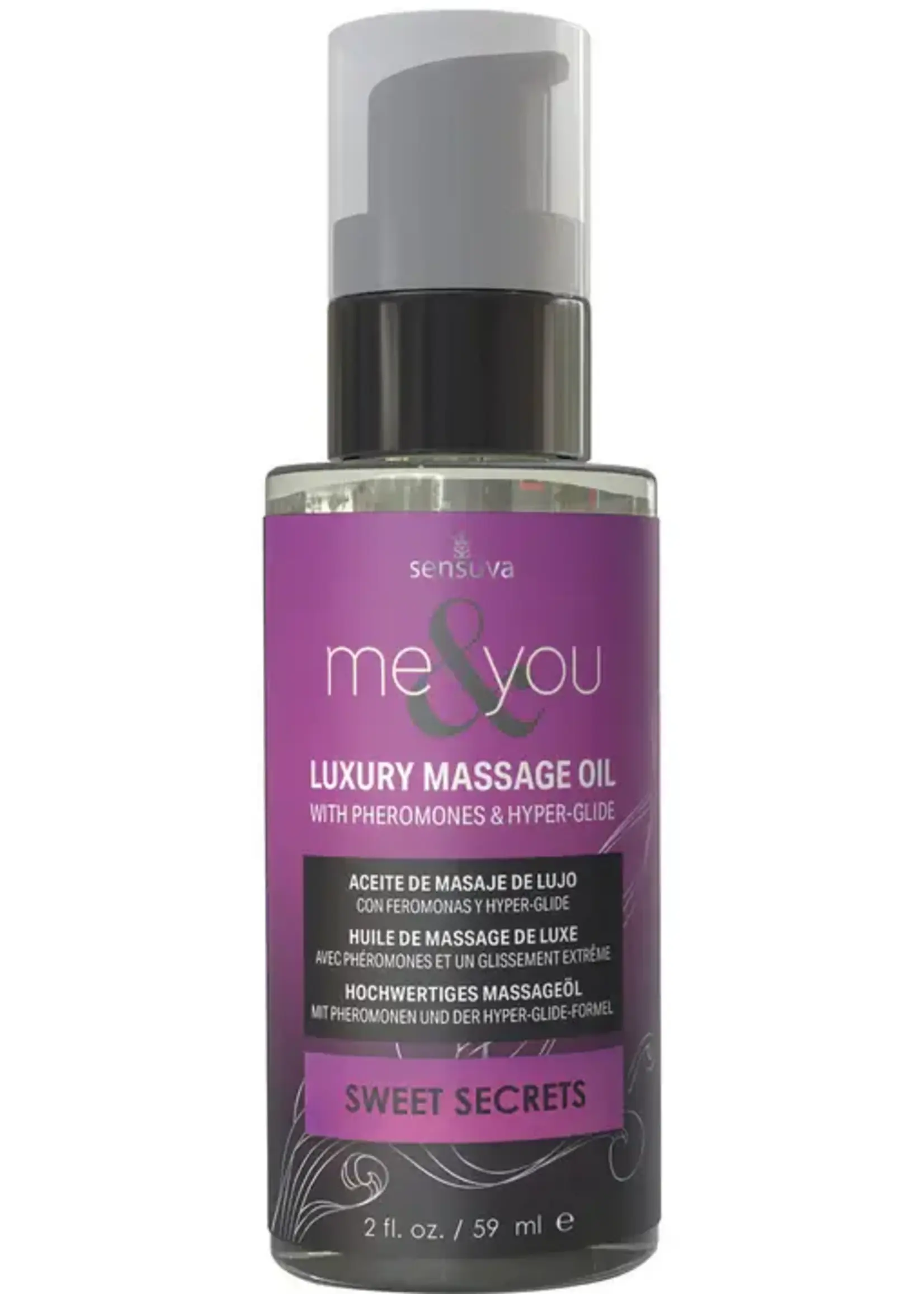 SENSUVA Me & You Massage Oil 2 oz. Bottle