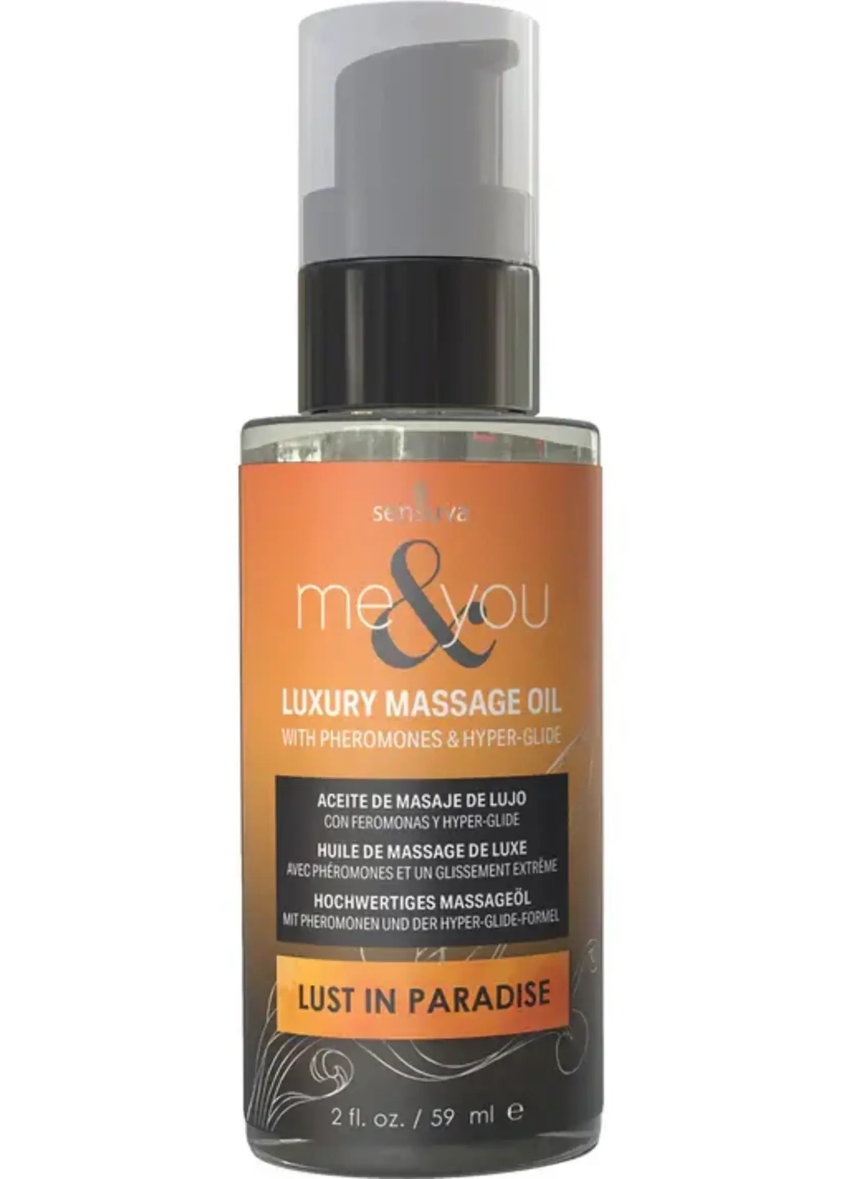 SENSUVA Me & You Massage Oil 2 oz. Bottle