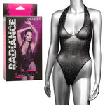 Calexotics Radiance Deep v Body Suit - One Size - Black