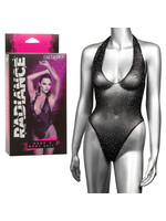 Calexotics Radiance Deep v Body Suit - One Size - Black