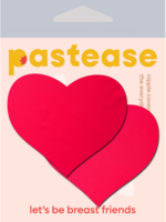 Pastease Pastease Basic Heart Black Light Reactive - Neon Red O/S