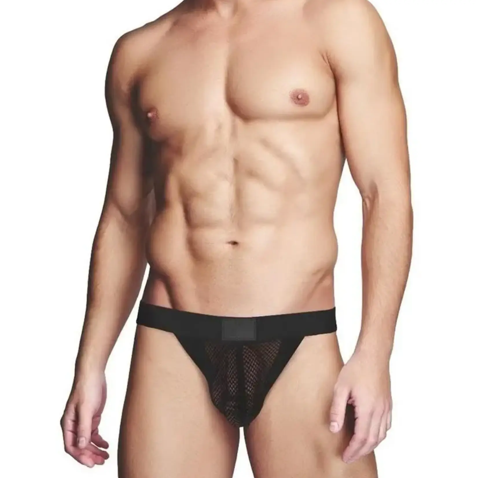 Prowler Prowler RED Fishnet Ass-less Jock - Black
