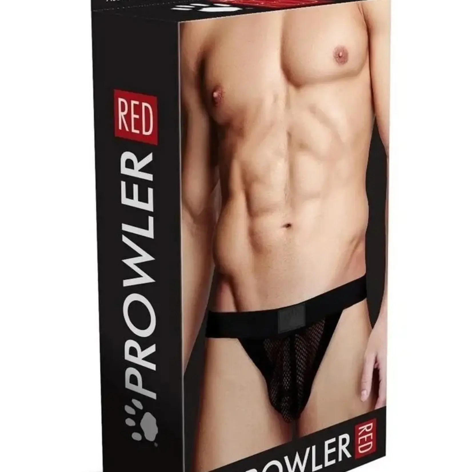 Prowler Prowler RED Fishnet Ass-less Jock - Black