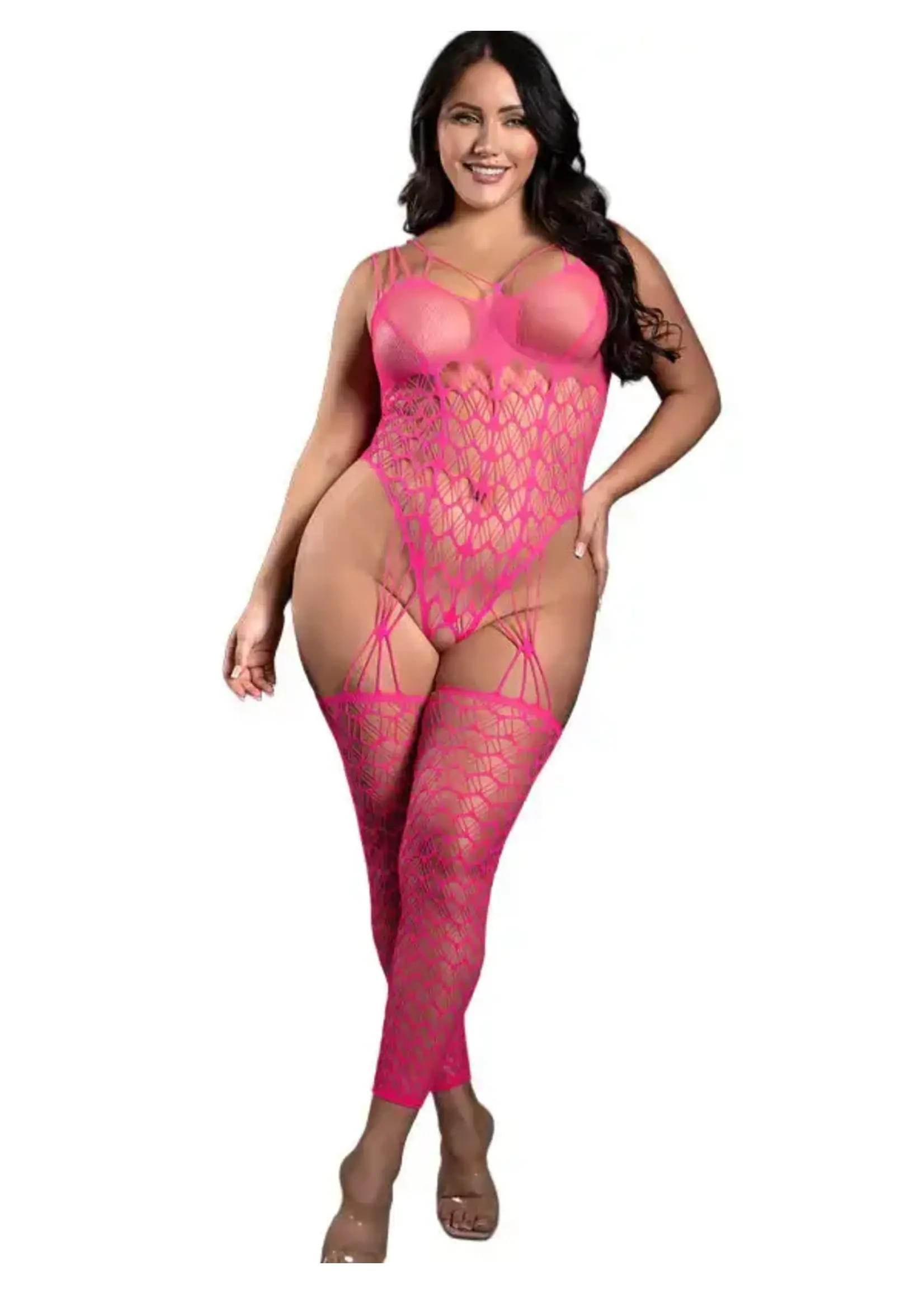 Fantasy Lingerie Next To You Crotchless Teddy Bodystocking