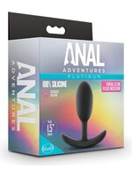 Blush Novelties Anal Adventures Platinum Silicone Vibra Slim Plug