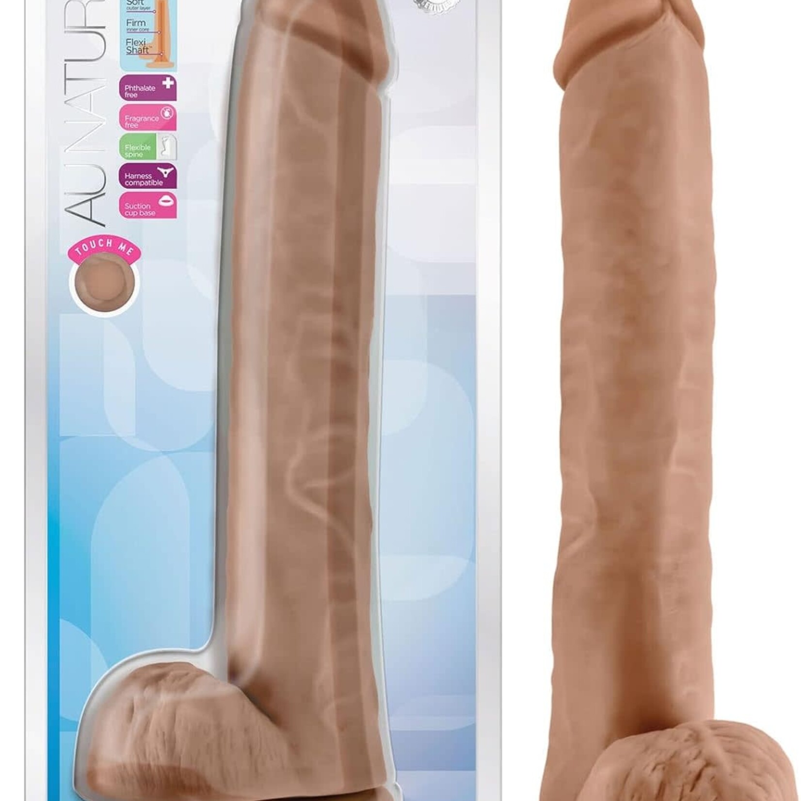 Blush Au Naturel - Daddy - 14 Inch Sensa Feel Dual Density Dildo