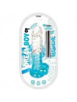 HOTT PRODUCTS Wet Dreams Dream Boy Jelly Vibrating Dildo