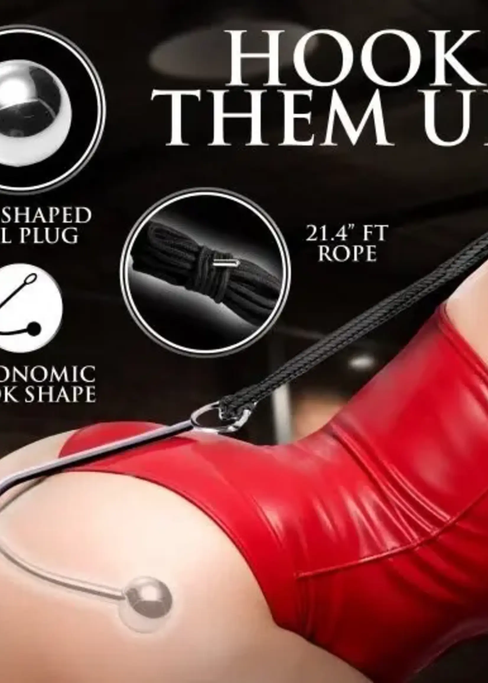 XR Brands Master Series Master Series Roped Anal Hook with Rope