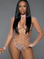Be Wicked Dancing All Night Bodystocking - O/S